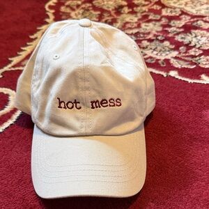 Classic Cream Cap with Embroidered Detail